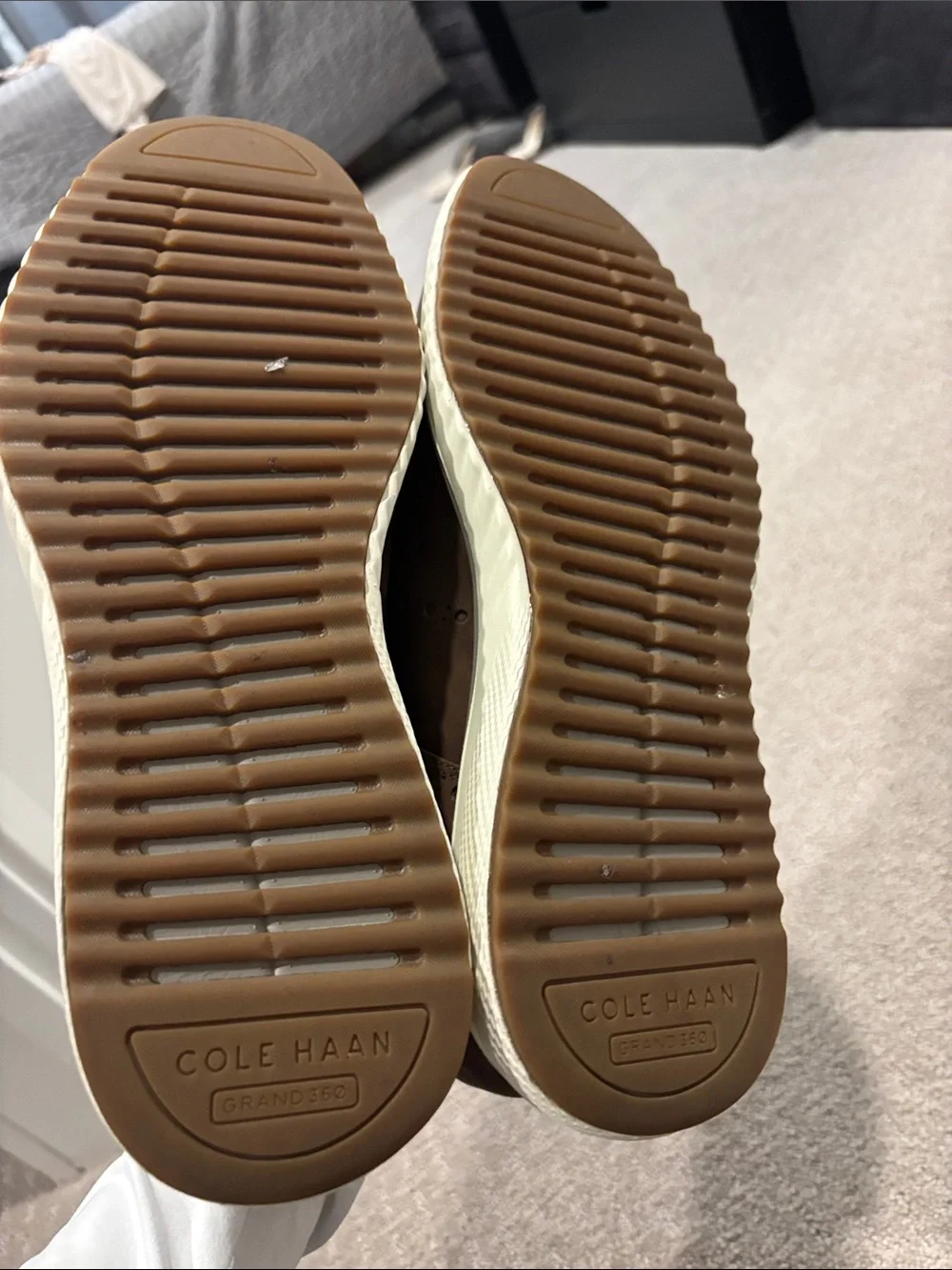 Cole Haan Brown Suede Wingtip Derbys